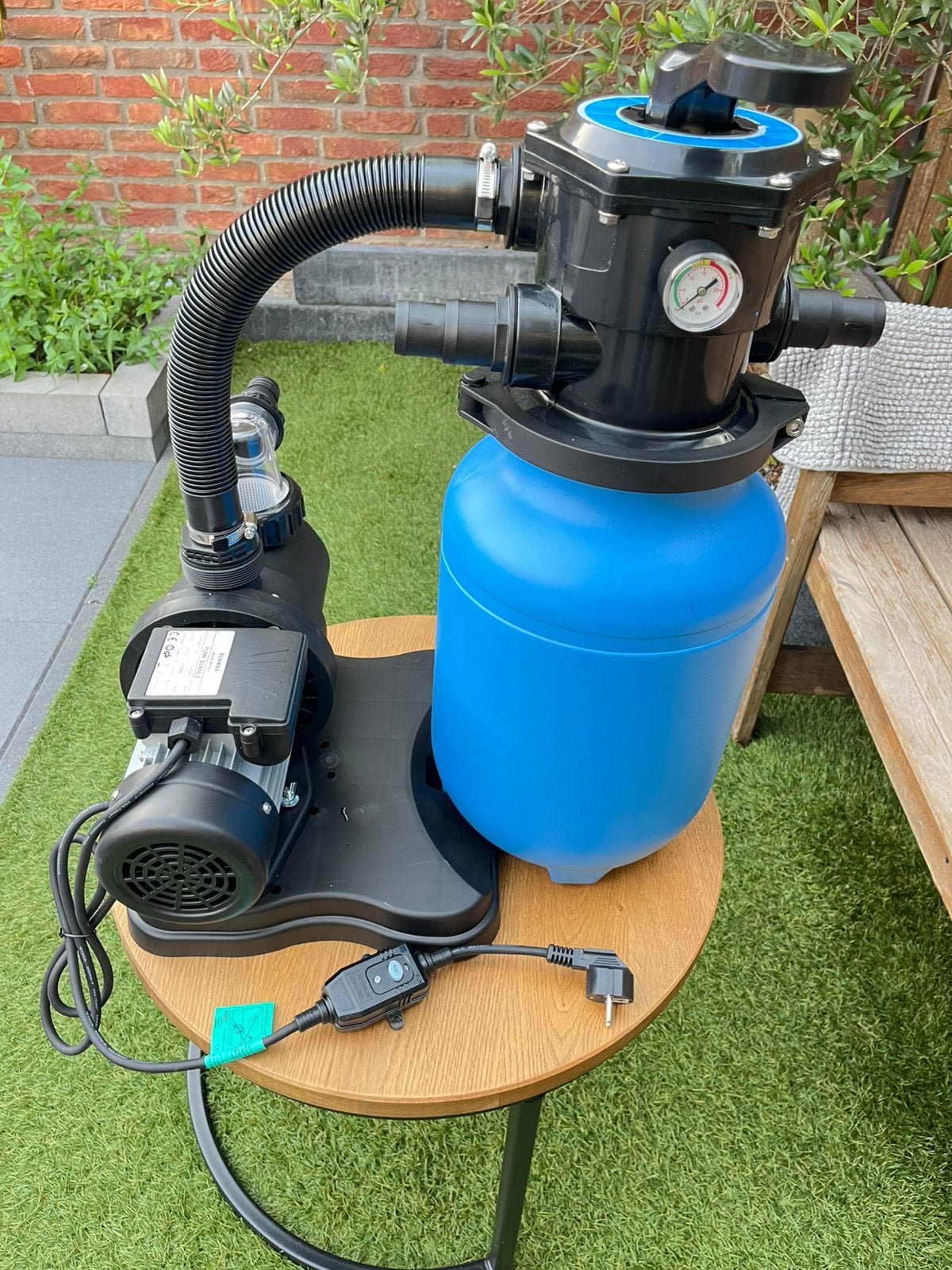 Sunmax Filter systeem zandfilterpomp 7500 l/uur nieuwe, Ophalen of Verzenden, Zo goed als nieuw, Filter