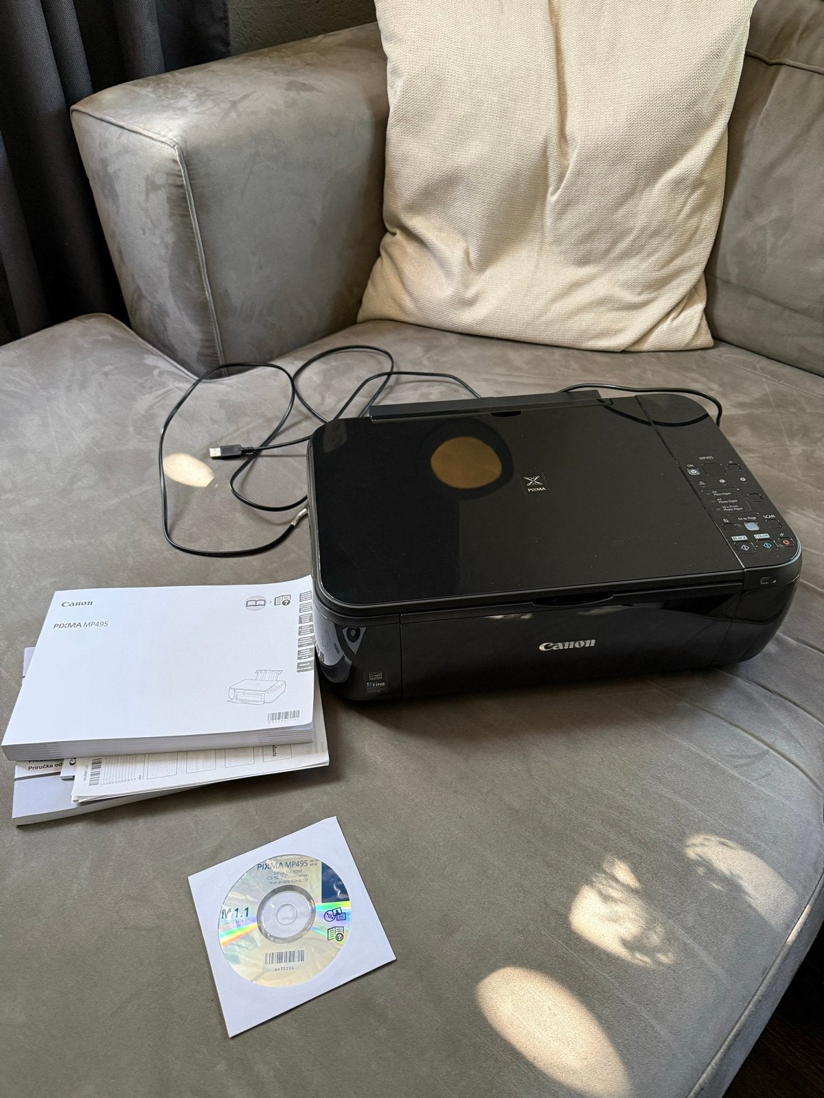 Canon Pixma MP495 All-in-One Printer met handleiding en CD, Computers en Software, Printers, Ophalen, Gebruikt, Inkjetprinter