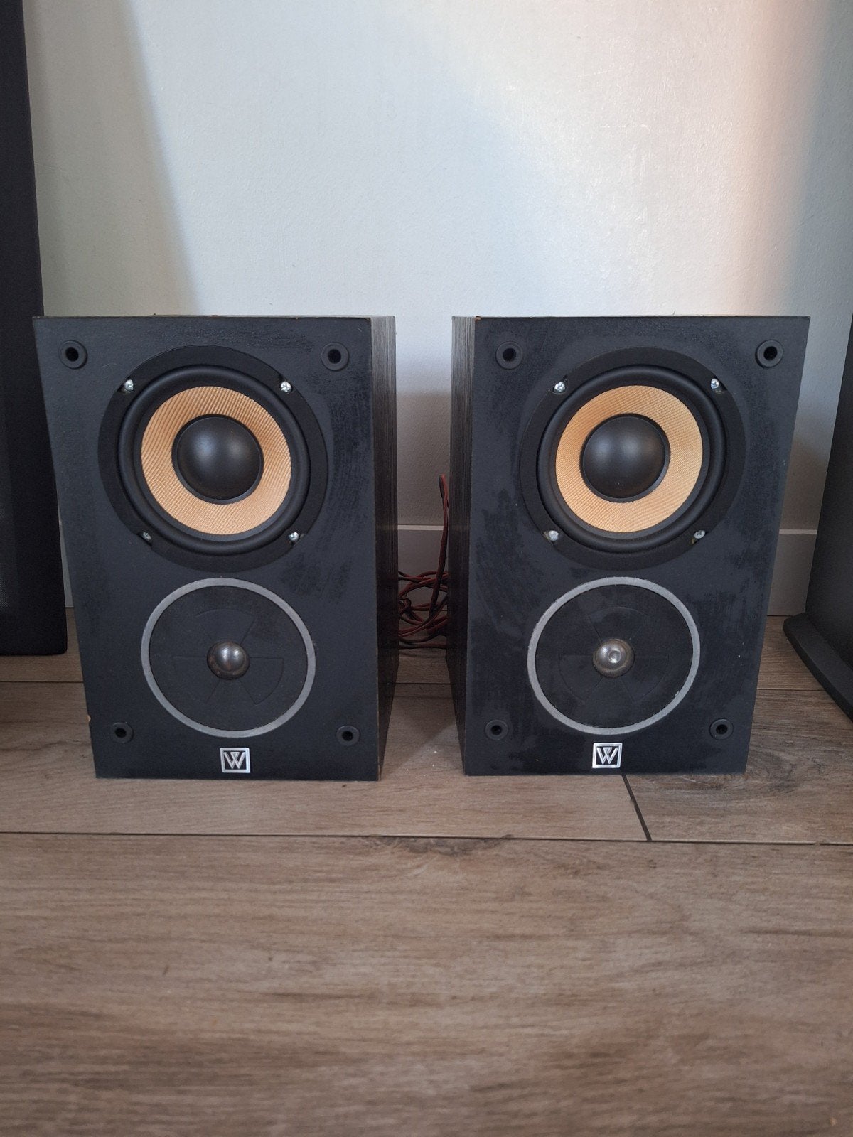 Wharfedale Diamond IV/504 Boekenplank Luidsprekers, Audio, Tv en Foto, Gebruikt, Inclusief kabels, Wharfedale, Ophalen of Verzenden
