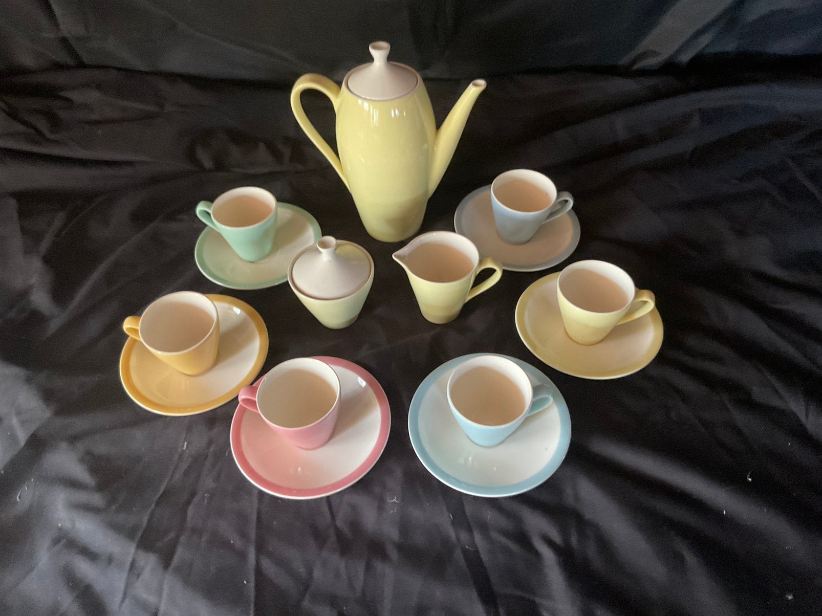 Mokka servies petrus regout, Antiek en Kunst, Ophalen of Verzenden