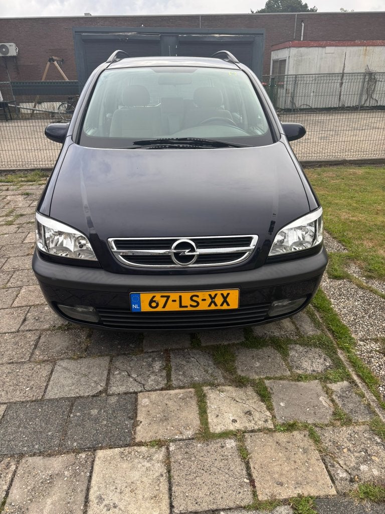 Opel Zafira 2.2 16V 2003  *** 90.000 km ***, Voorwielaandrijving, Beige, 4 cilinders, Blauw