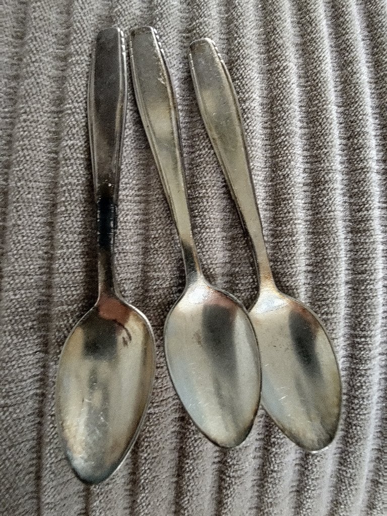 3 vintage GERO 90 theelepeltjes – verzilverd, Ophalen of Verzenden, Gebruikt