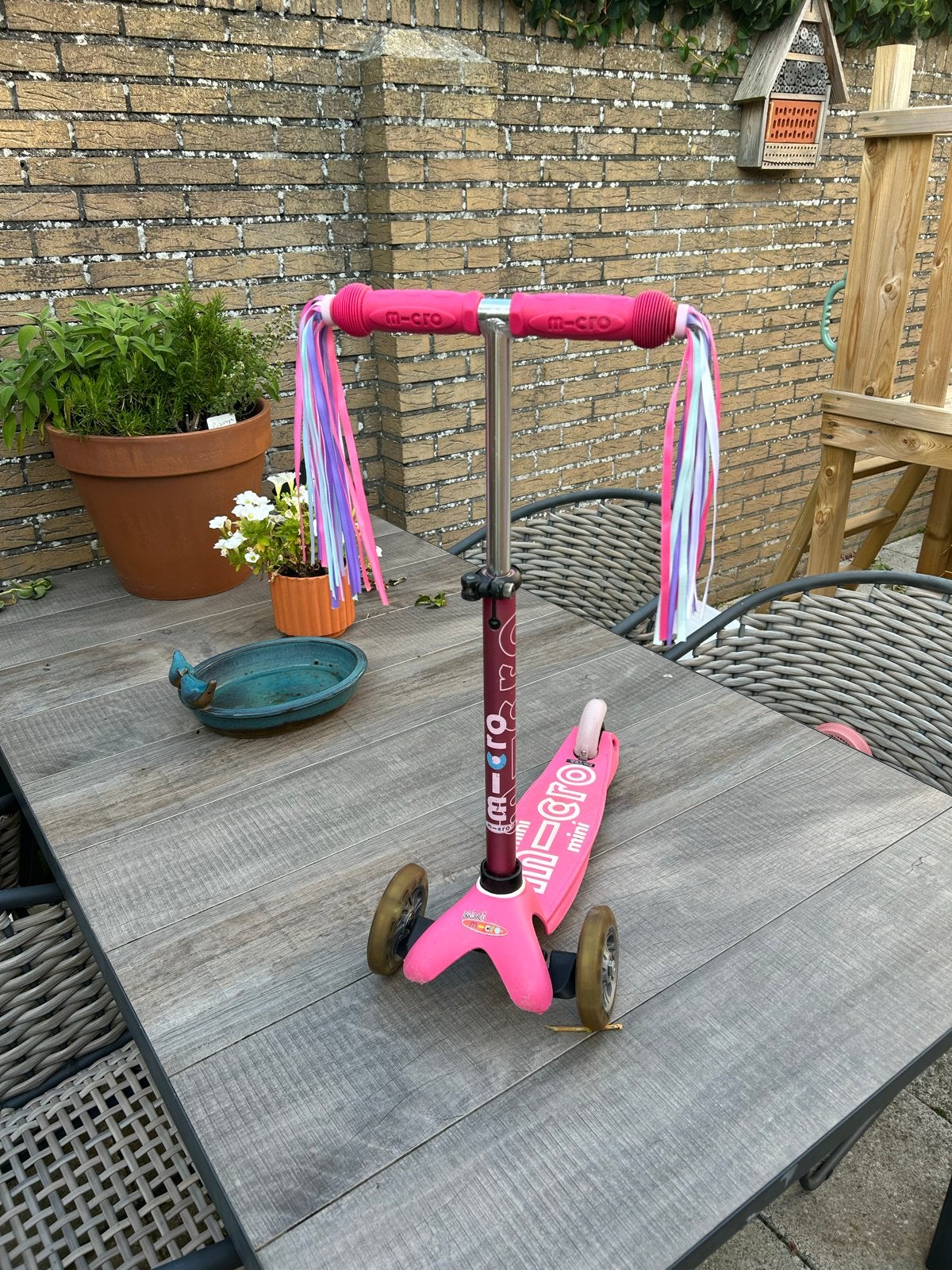 Roze Mini Micro Step voor kinderen, Fietsen en Brommers, Steps, Gebruikt, Gewone step, Ophalen of Verzenden
