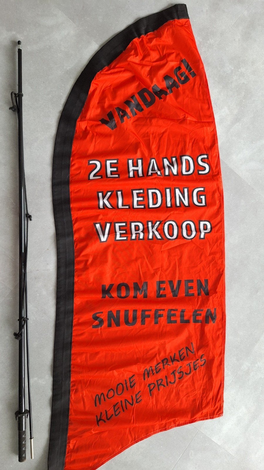 beachflag / Banner, Ophalen