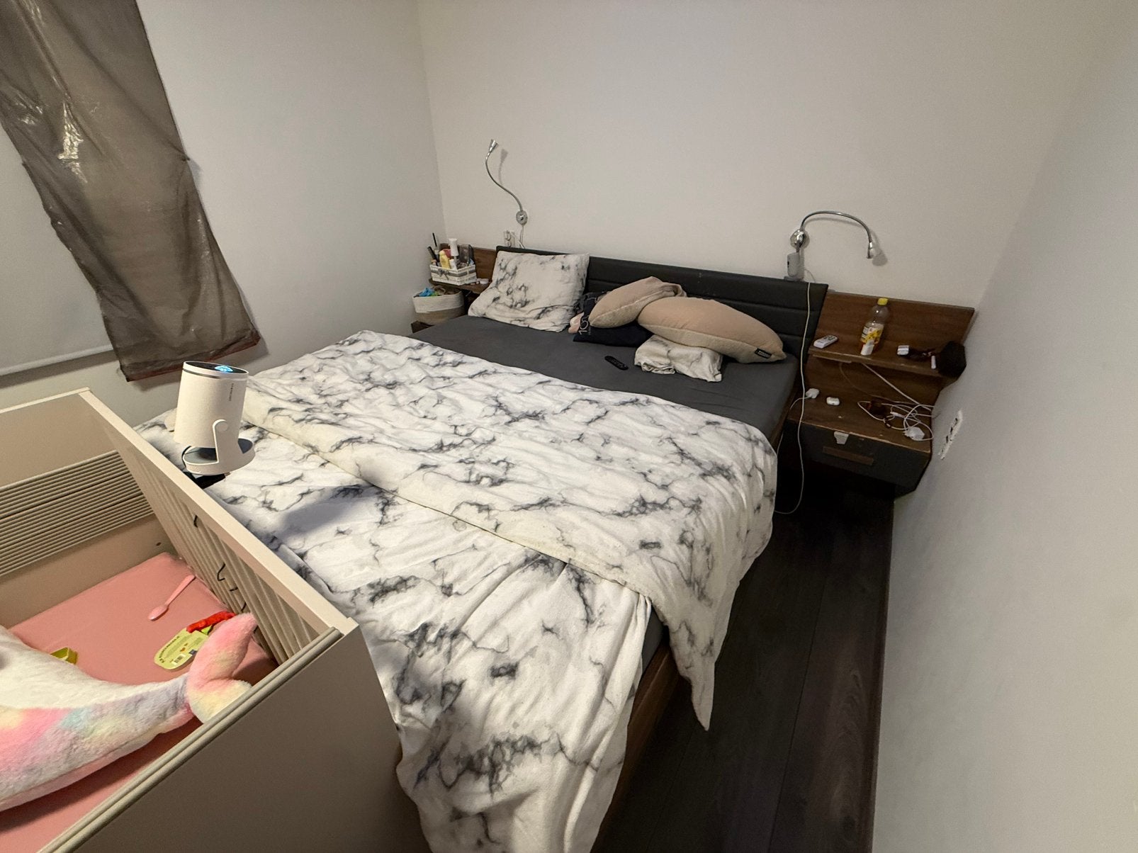Bed van 1.60 bij 2.00, Ophalen, Gebruikt, Tweepersoons
