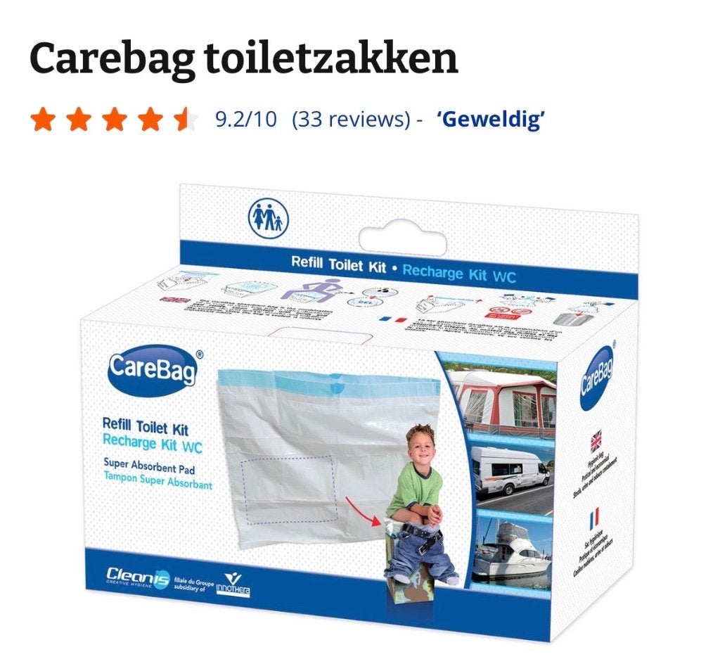 Care Bag toiletzakken, Ophalen, Nieuw