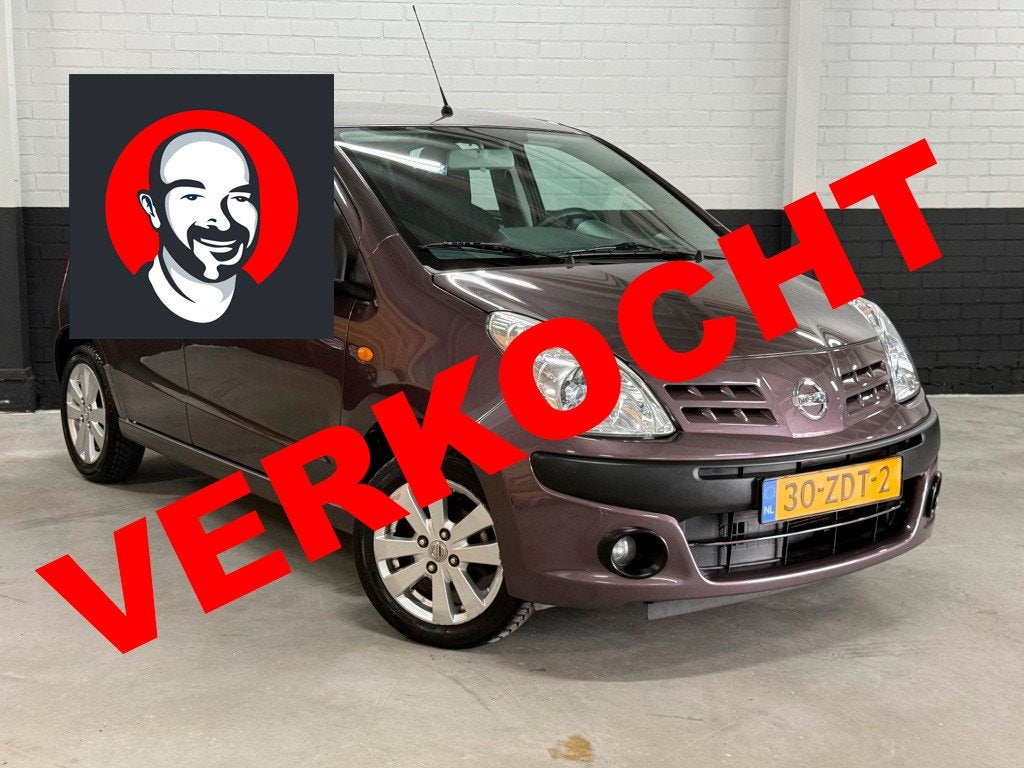 Nissan Pixo 1.0 Look! Airco, Elektr. Ramen, Trekhaak...., Auto's, Euro 5, Stof, Gebruikt, Met garantie (alle)