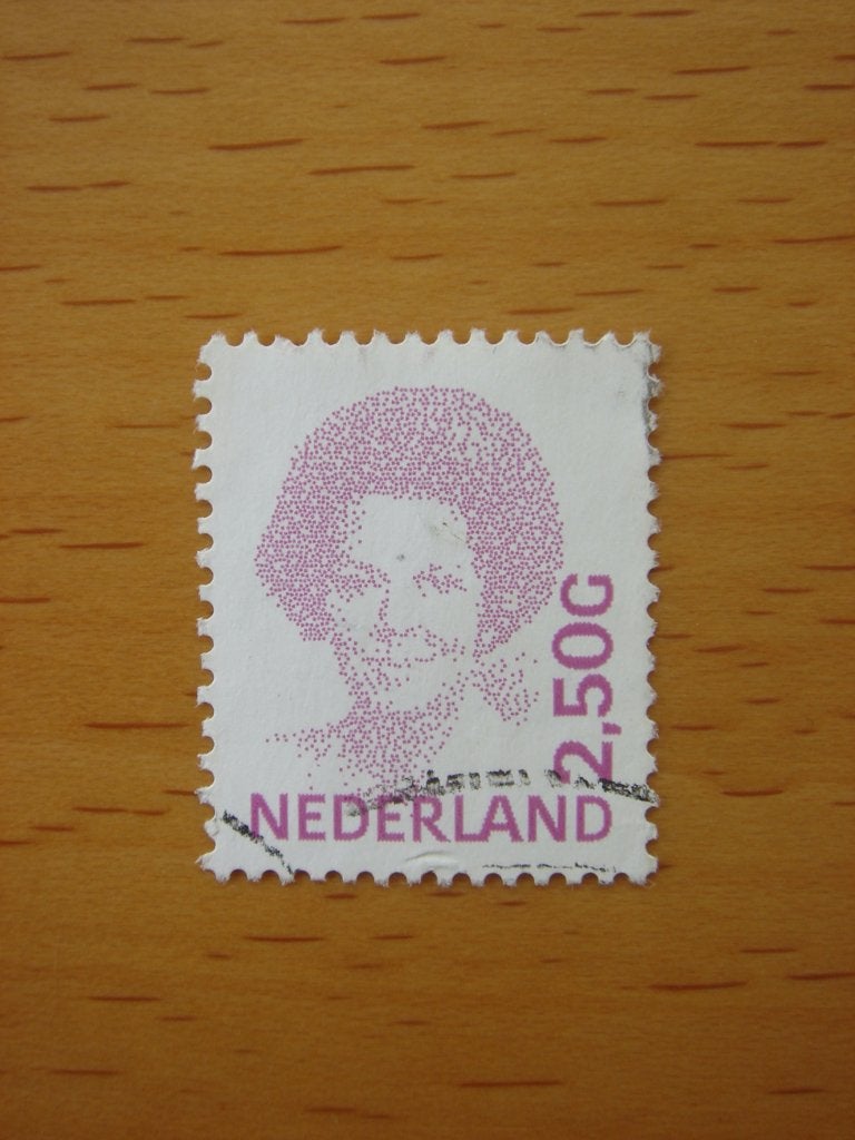 Beatrix type Inversie 1x NVPH 1499 – 2,50 gulden, Postzegels en Munten, Postzegels | Nederland, Ophalen of Verzenden, Na 1940