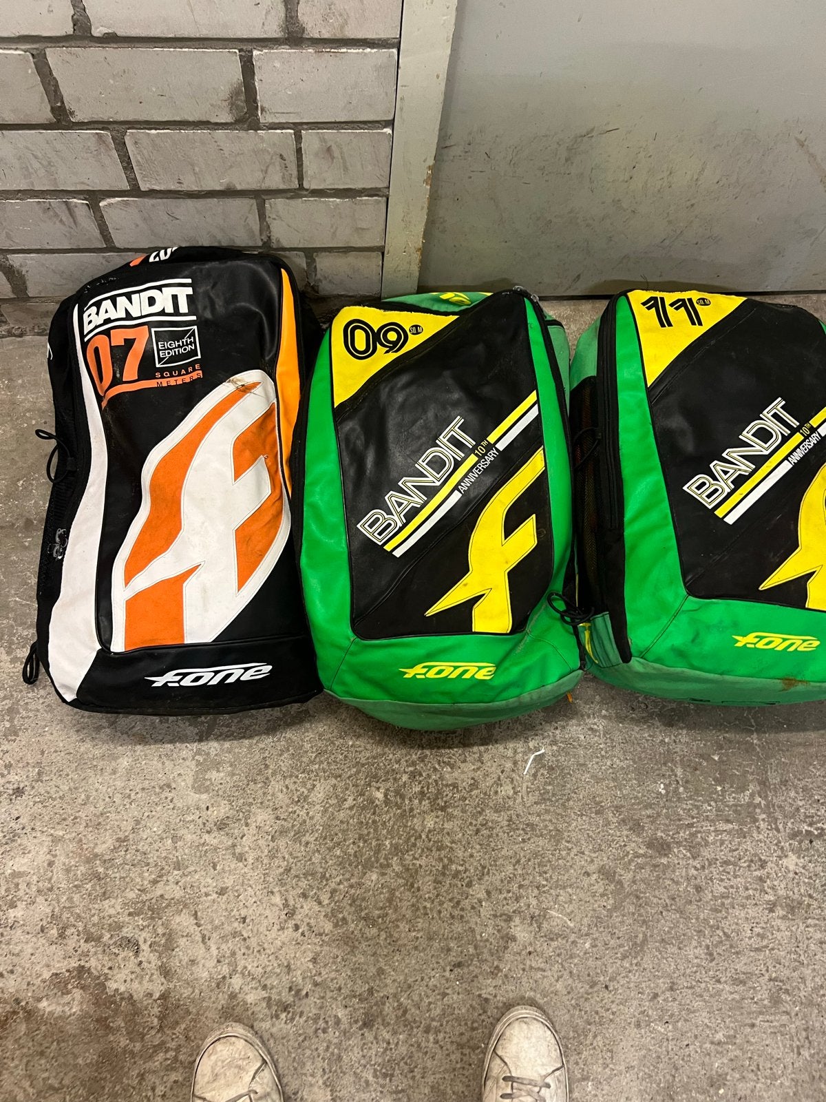 F-One Bandit Kitesurf Kites (07, 09, 11), Watersport en Boten, Ophalen of Verzenden, Gebruikt, Kite