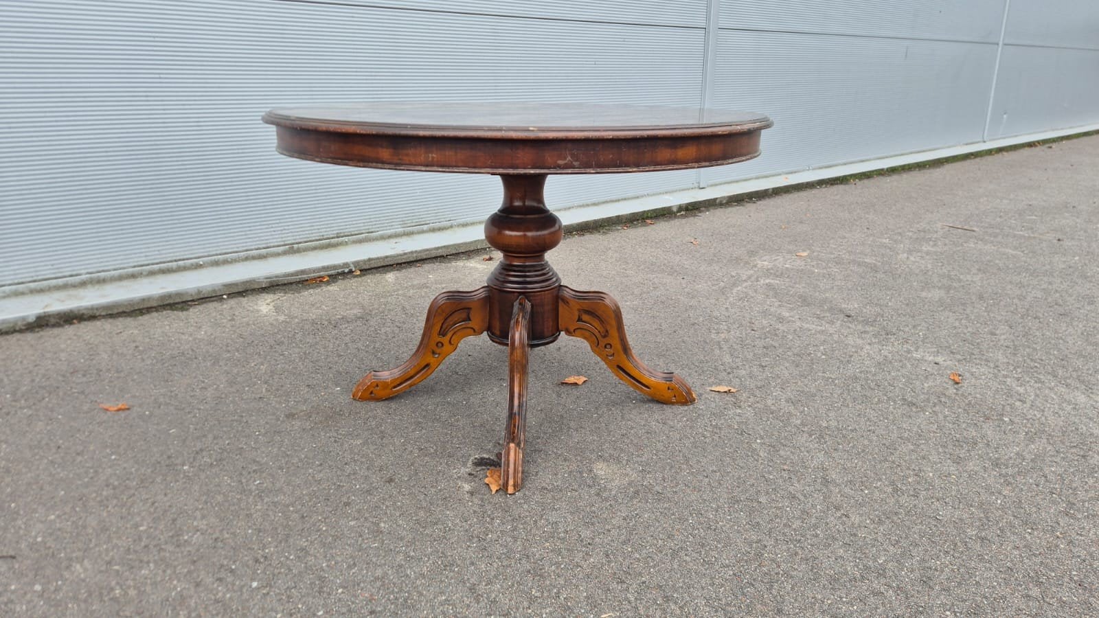 Antieke ronde houten tafel - Klassiek design, Ophalen