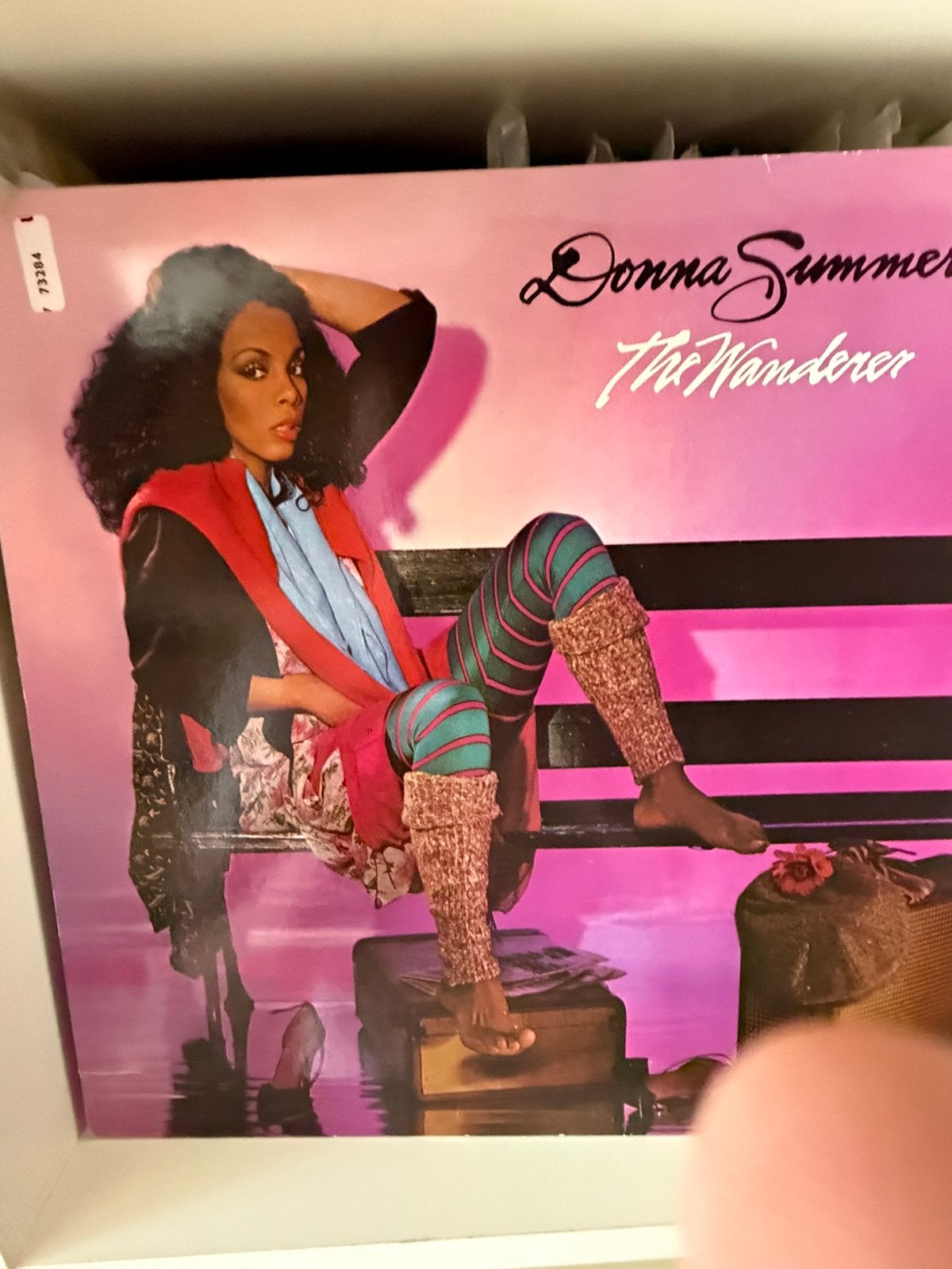 Lp donna summer the wonderer, Ophalen of Verzenden, Zo goed als nieuw, LP