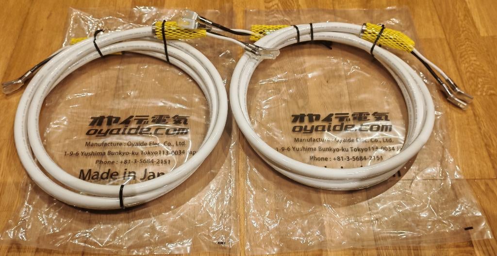 Oyaide Tunami II SP-Y V2, 2 x 3m, Speaker cables, Verzenden, Zo goed als nieuw, 2 tot 5 meter, Luidsprekerkabel