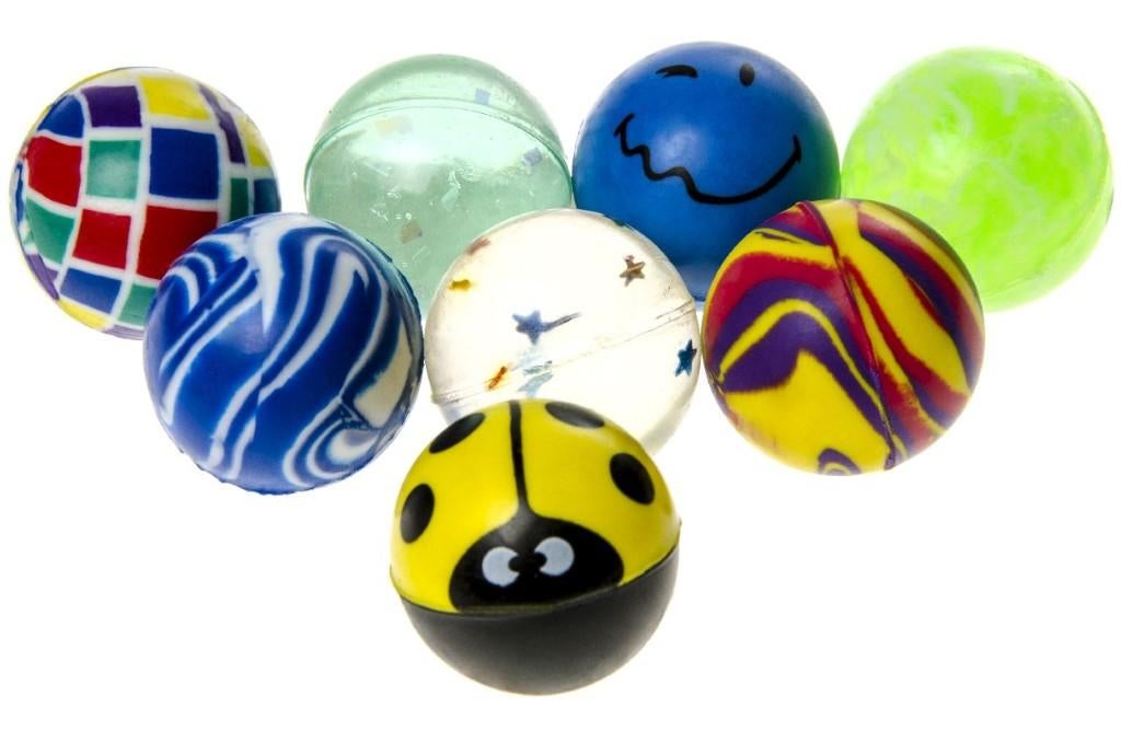 Partij stuiterballen mix 27mm, ., Nieuw, Ophalen of Verzenden, .