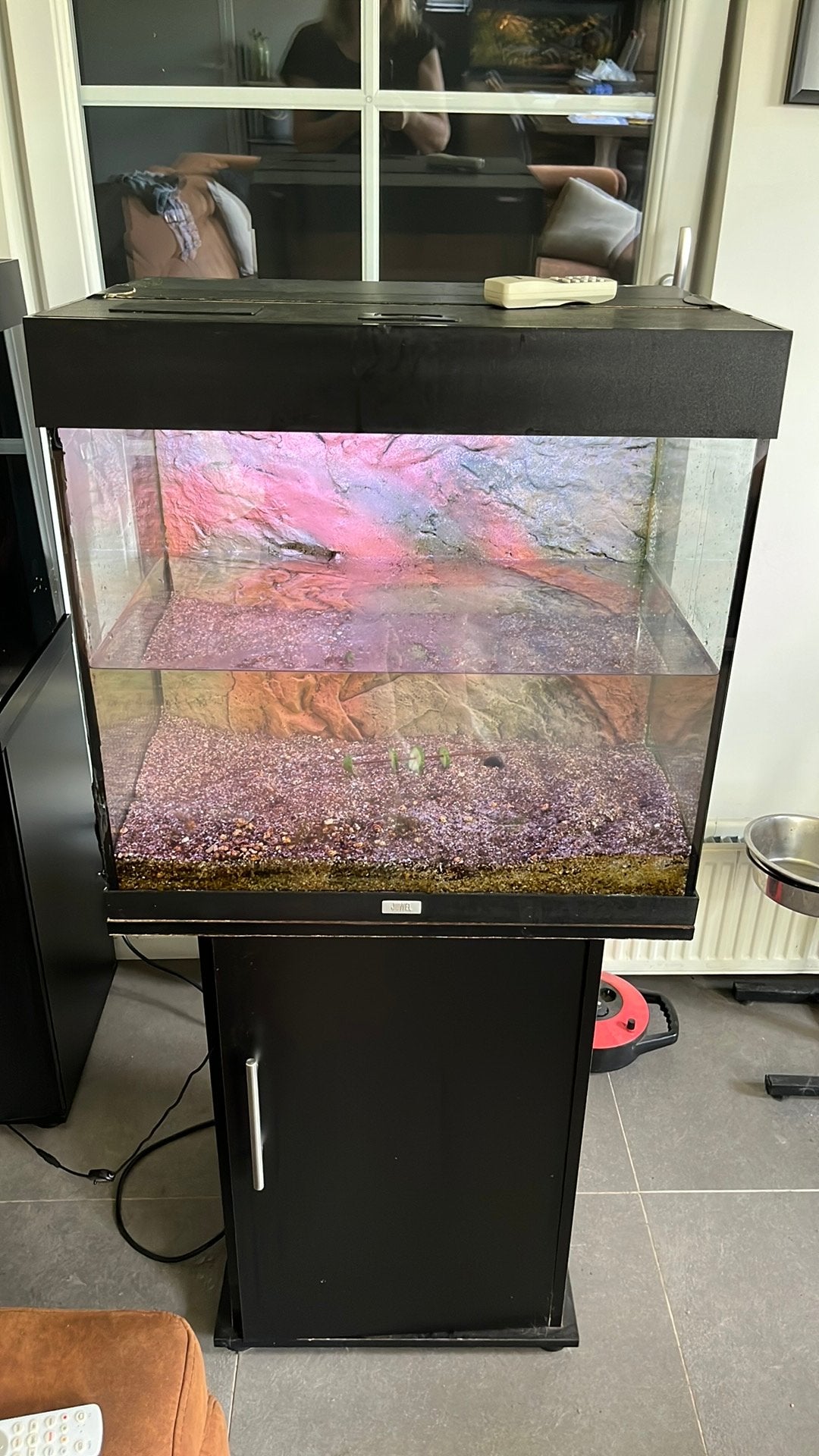 Juwel aquarium met kast lees de beschrijving, Dieren en Toebehoren, Ophalen, Gebruikt, Inclusief deksel, Juwel