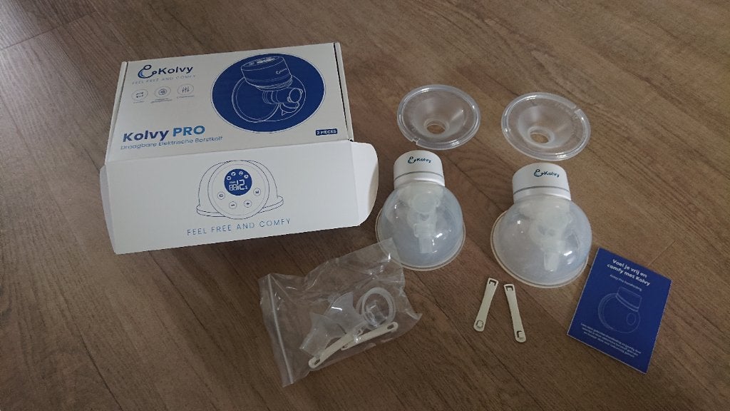 Draagbare dubbelzijdige borstkolf - Kolvy Pro, Ophalen of Verzenden, Zo goed als nieuw, Borstkolf