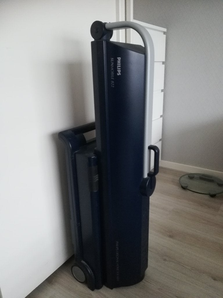 Philips inklapbare zonnehemel, Ophalen, Gebruikt, Zonnebank enkelzijdig, Minder dan 10 lampen