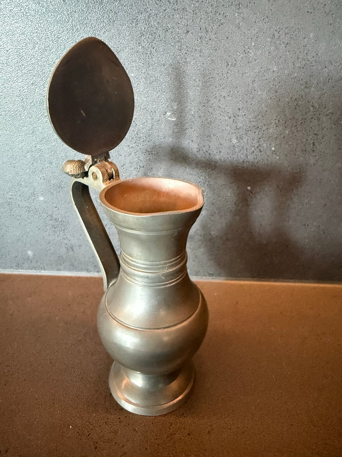 Kayserzinn Tinnen Miniatuur Kannetje - Jugendstil, Ophalen of Verzenden