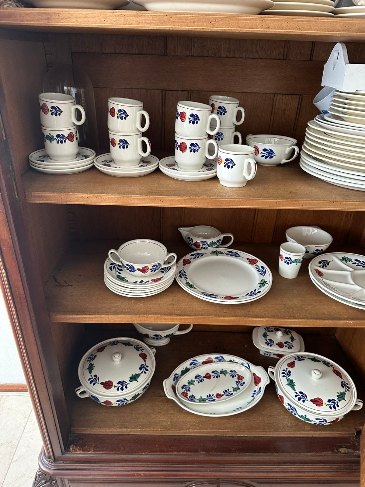 Boerenbond servies, Ophalen