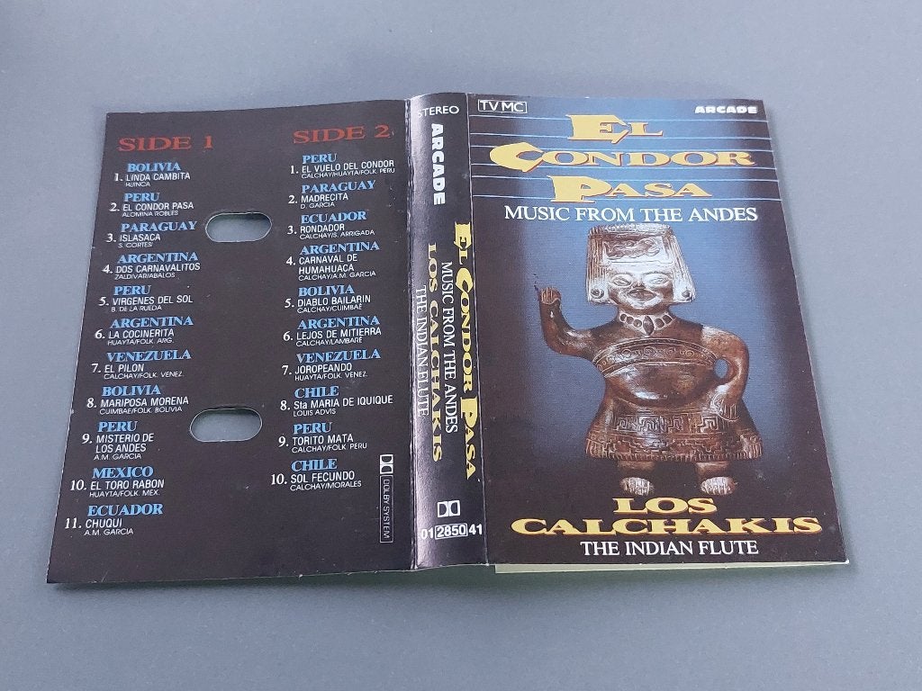 LOS CALCHAKIS - EL CONDOR PASA-MUSIC FROM THE ANDES (MC), Wereldmuziek, 1 bandje, Ophalen of Verzenden, Zo goed als nieuw
