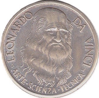 LEONARDO DA VINCI, Postzegels en Munten, Ophalen of Verzenden, Overige materialen