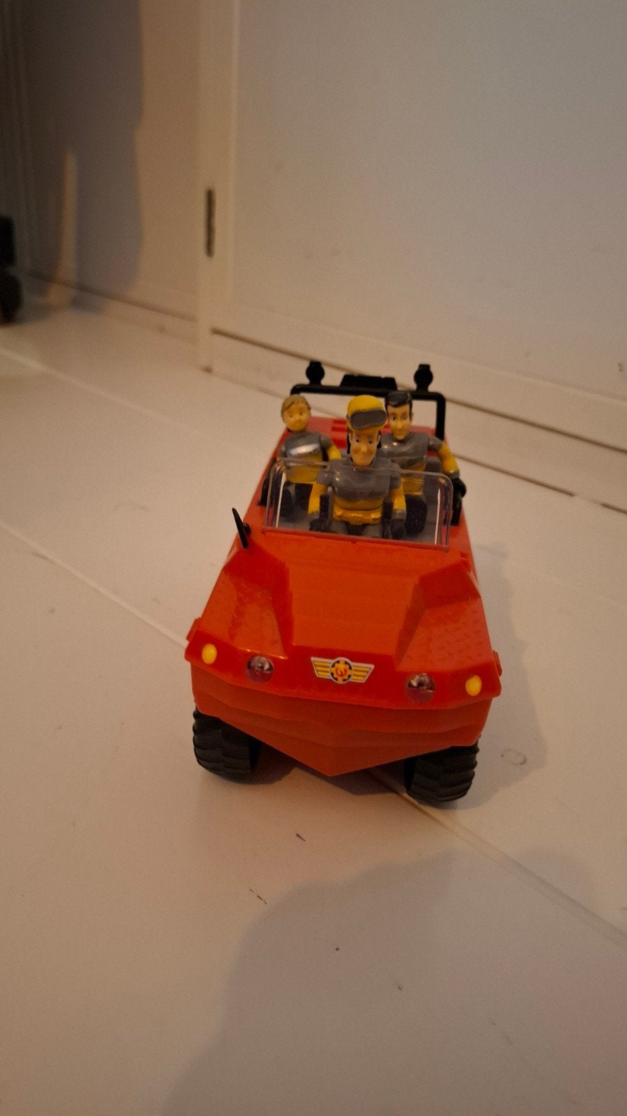 Brandweerman Sam Amfibievoertuig met figuren, Kinderen en Baby's, Ophalen of Verzenden, Gebruikt