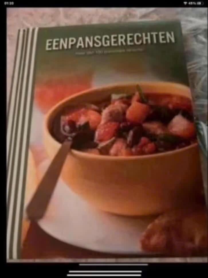 Een pan gerechten, Verzenden, Zo goed als nieuw