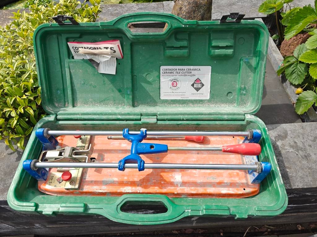 Rubi ts 40 tegelsnijder, Gebruikt, Ophalen of Verzenden, 10 m² of meer, Overige materialen