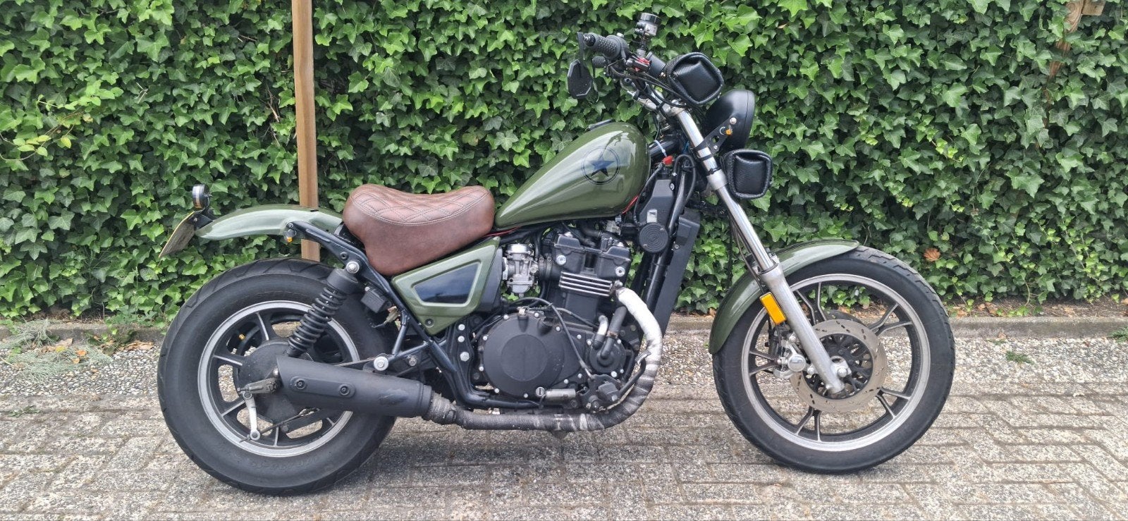 Unieke Kawasaki EN450 Bobber - Custom Build, Motoren, Particulier, Chopper