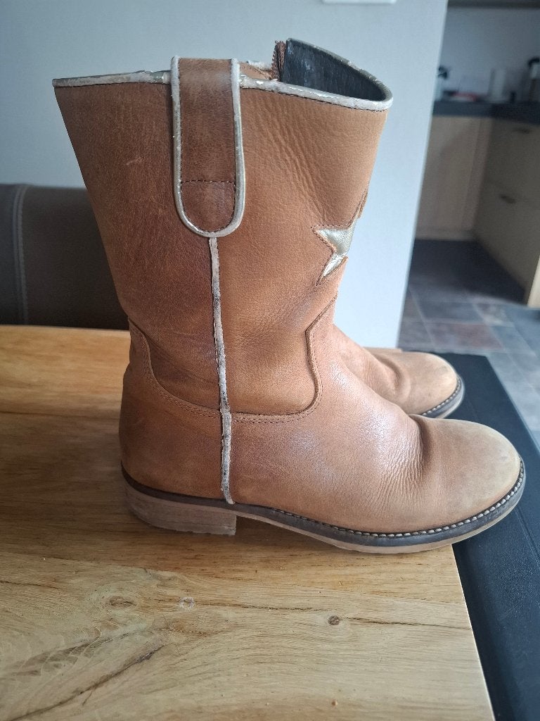 Meiden leren laarzen maat 34 merk Gattino, Ophalen, Gebruikt, Meisje, Laarzen