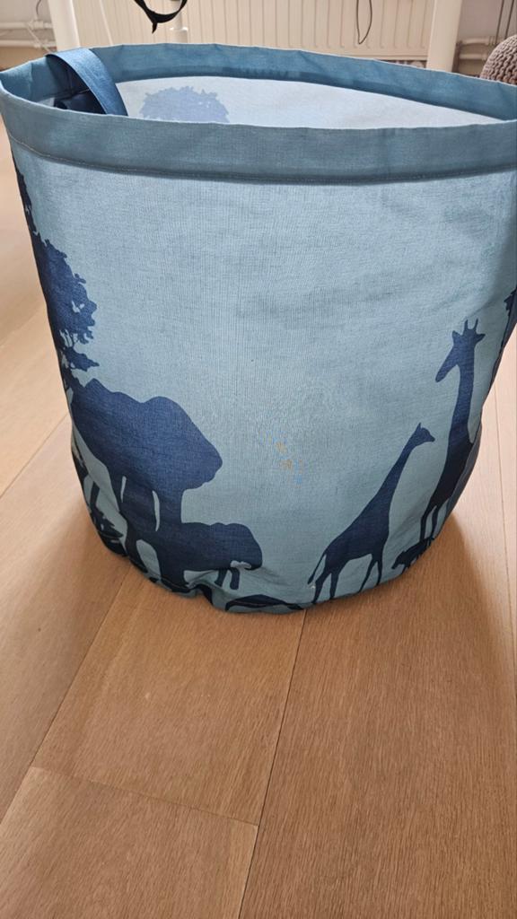 Ikea stoffen opbergmand jungleprint, Ophalen, Zo goed als nieuw, Overige typen
