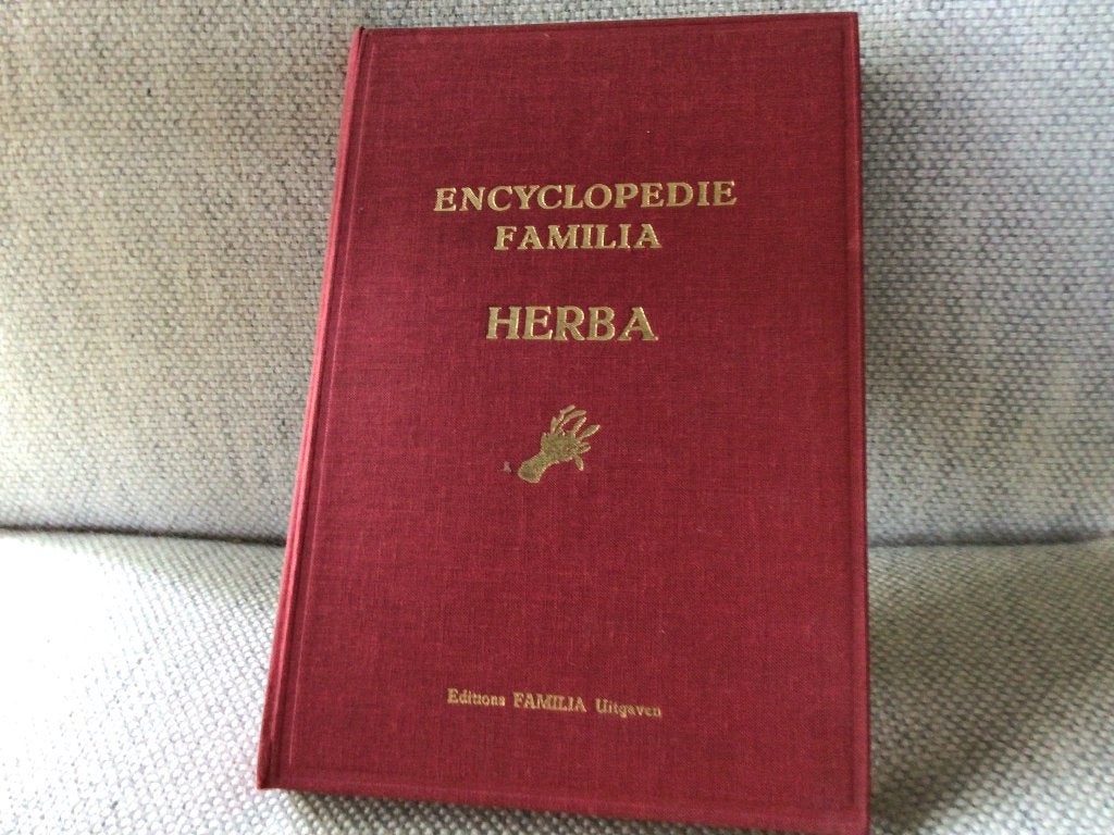 Oud boek. Encyclopedie Familia. Herba. Kleefplaatjes, Boeken, Encyclopedieën, Ophalen of Verzenden, Gelezen, Overige onderwerpen