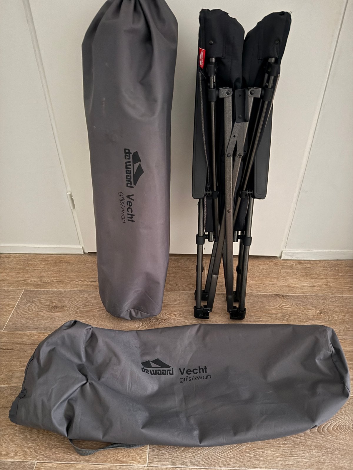 2x De Waard Vecht inklapbare tuinstoel - Nieuwstaat!, Ophalen of Verzenden, Zo goed als nieuw, Campingstoel