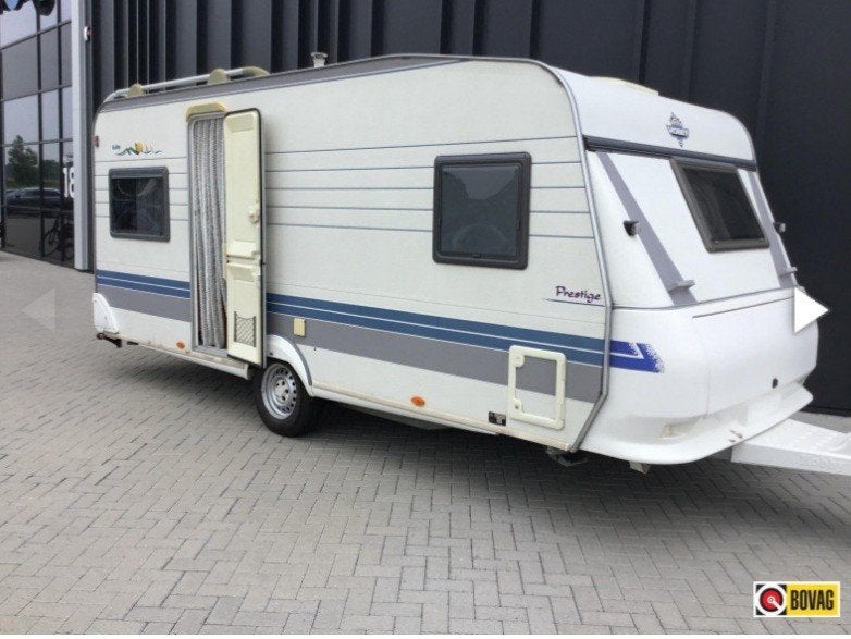 hobby 495  prestige, Caravans en Kamperen, Rondzit, Hobby, Frans bed, Particulier