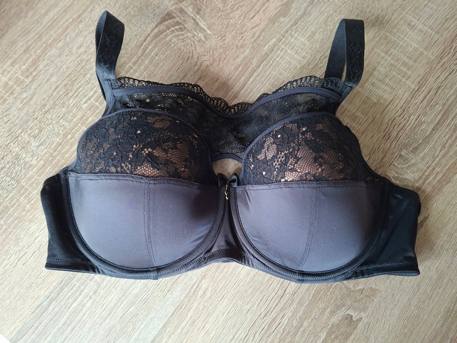Marlies Dekkers Plunge Balcony BH Zwart/Beige Kant 90D, Ophalen of Verzenden