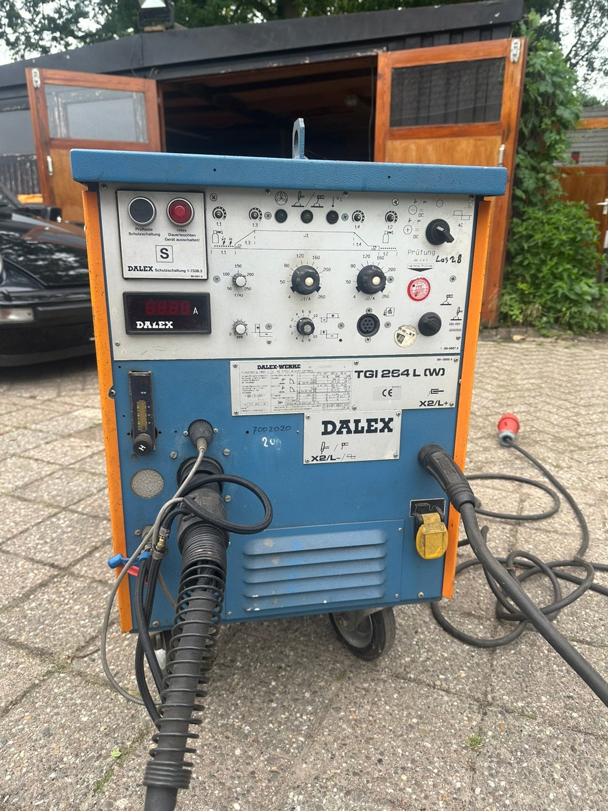 Tig Lasapparaat watergekoeld, Ophalen, Gebruikt, 250 ampère of meer, Co2