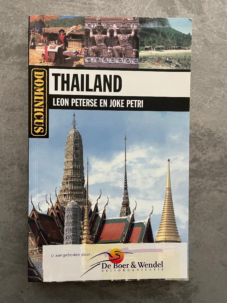 Reisgids Thailand (Dominicus) + boek over 3 beroemde tempels, Overige merken, Ophalen of Verzenden, Zo goed als nieuw, Reisgids of -boek