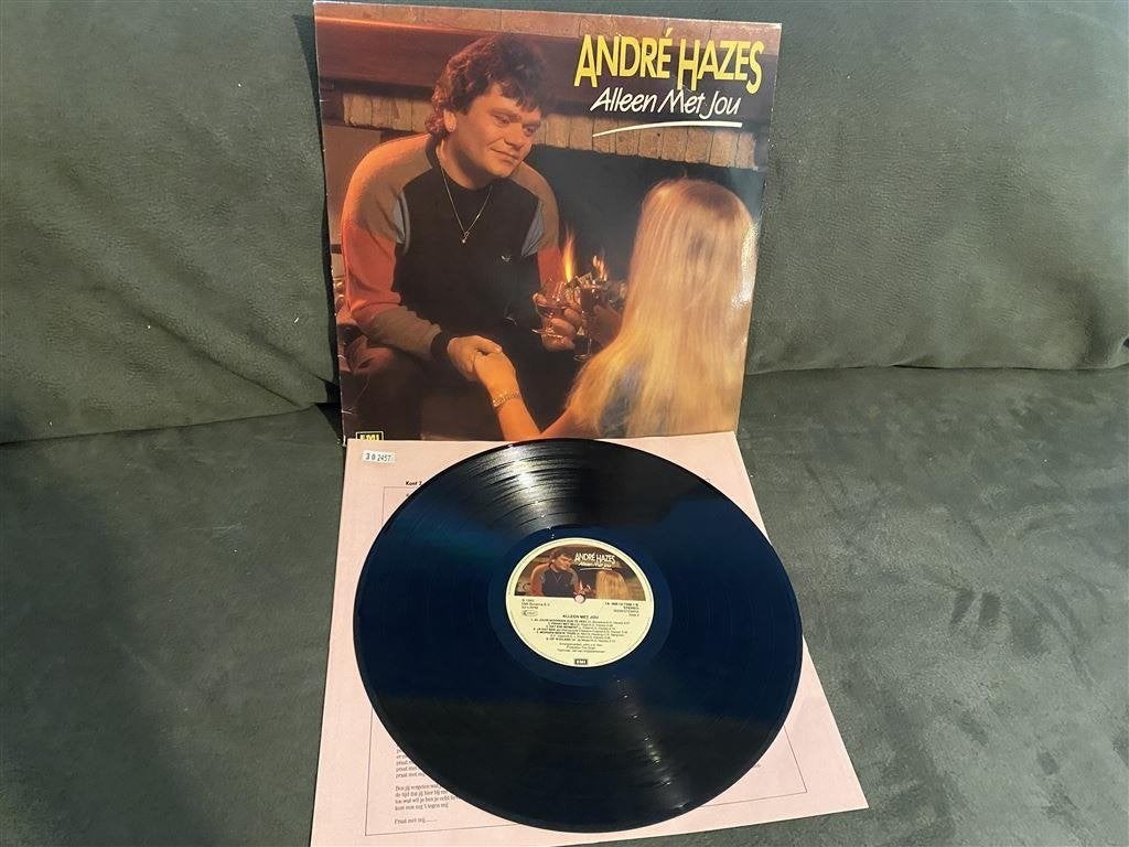Andre Hazes alleen met jou vinyl [1015], Verzenden, Zo goed als nieuw, 12 inch, Levenslied of Smartlap