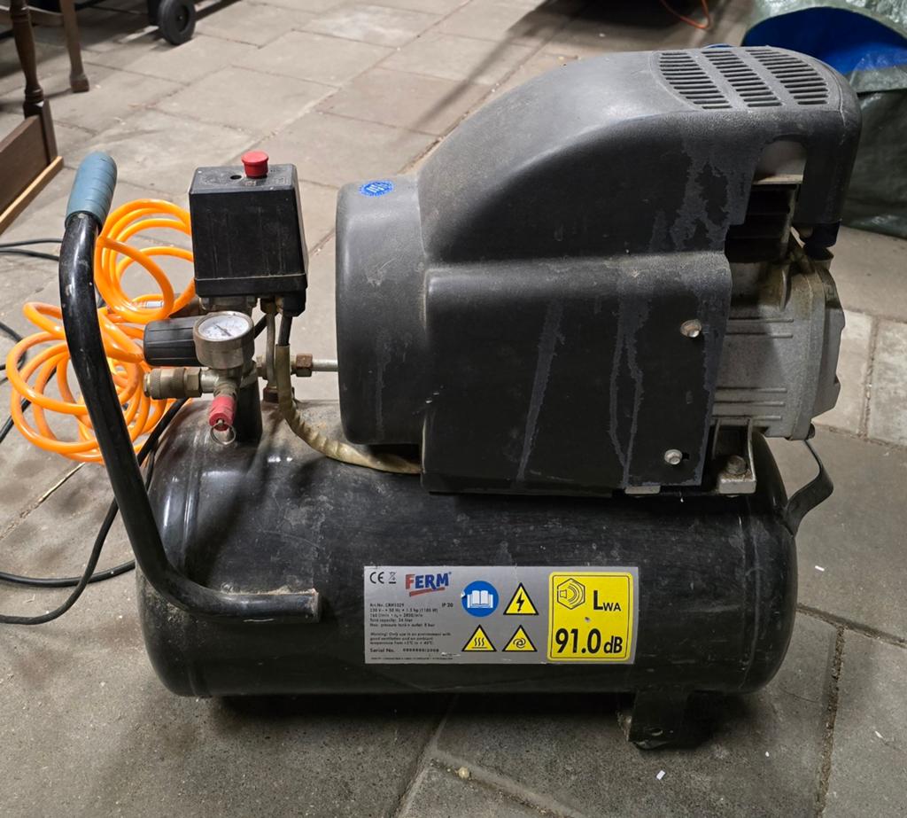 Luchtcompressor, Minder dan 25 liter, Ophalen of Verzenden, Minder dan 200 liter/min