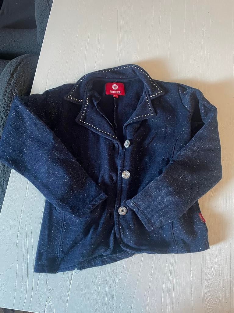 Blauw Wedstrijdjasje erg mooi, Dieren en Toebehoren, Ophalen, Zo goed als nieuw, Dressuur, Bovenkleding
