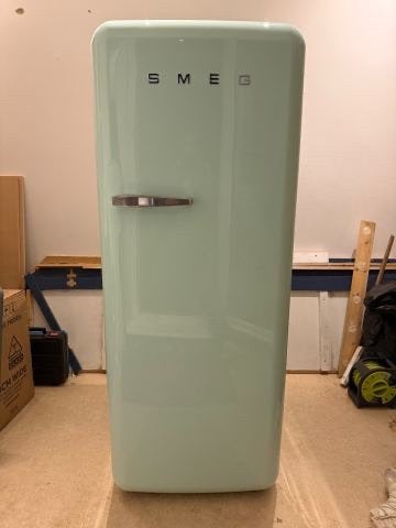 Smeg FAB28 Retro Koelkast, Gebruikt, 100 tot 150 liter, Ophalen of Verzenden, 140 tot 160 cm