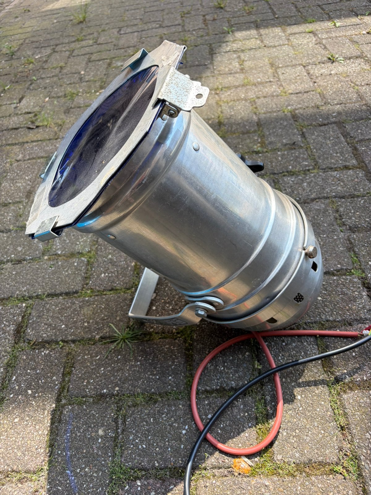 Theater Lamp / Led Omgebouwd, Ophalen, Zo goed als nieuw, Metaal of Aluminium, Led