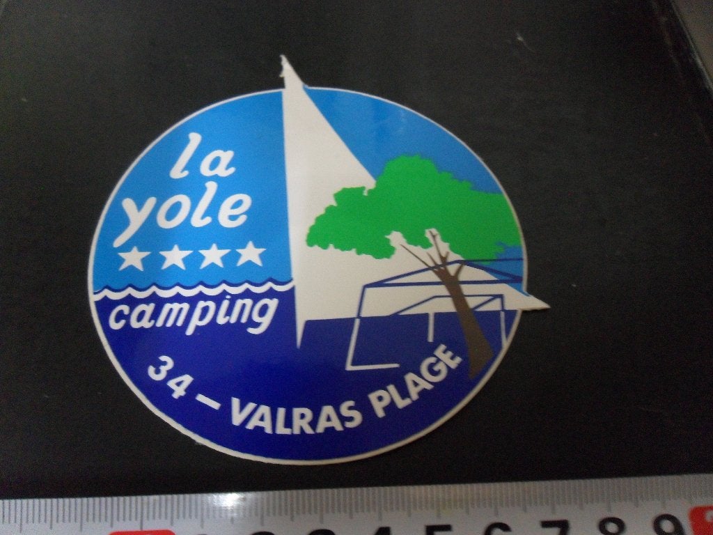 sticker Frankrijk La Yole Camping 34 - Valras Plage, Ophalen, Zo goed als nieuw