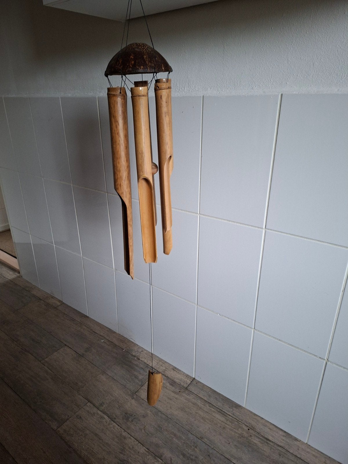 Windgong Bamboe en Kokosnoot - Nieuw, Ophalen of Verzenden, Nieuw, Bruin, Natuurlijk materiaal