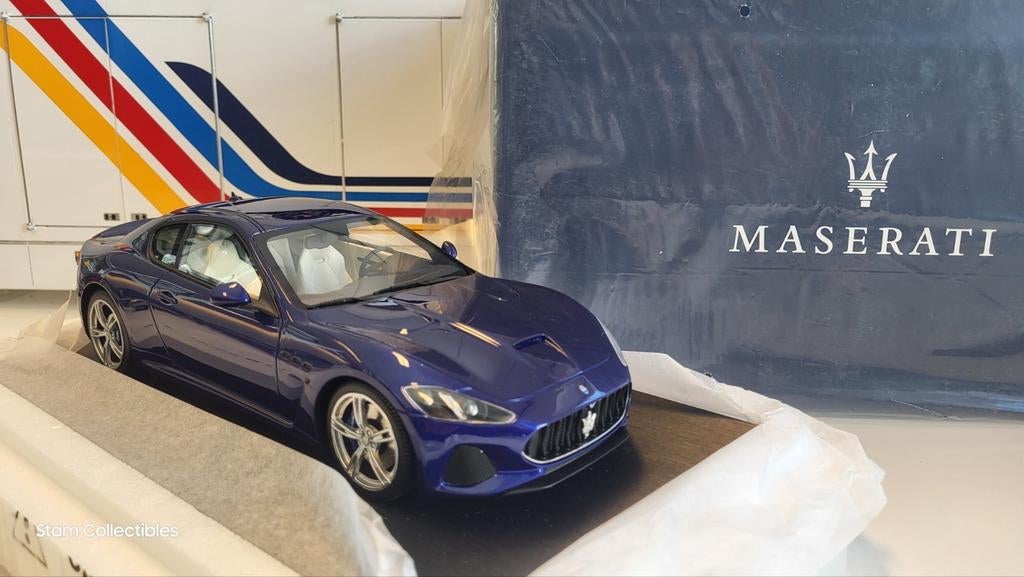 True Scale Maserati GranTurismo Blu Inchiostro Dealer Ed., Hobby en Vrije tijd, Overige merken, Auto, Nieuw, Ophalen of Verzenden