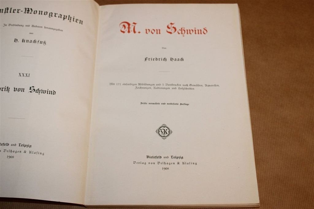 Moritz von Schwind — Künstler-Monographien 31 [1908], Ophalen of Verzenden, Gelezen