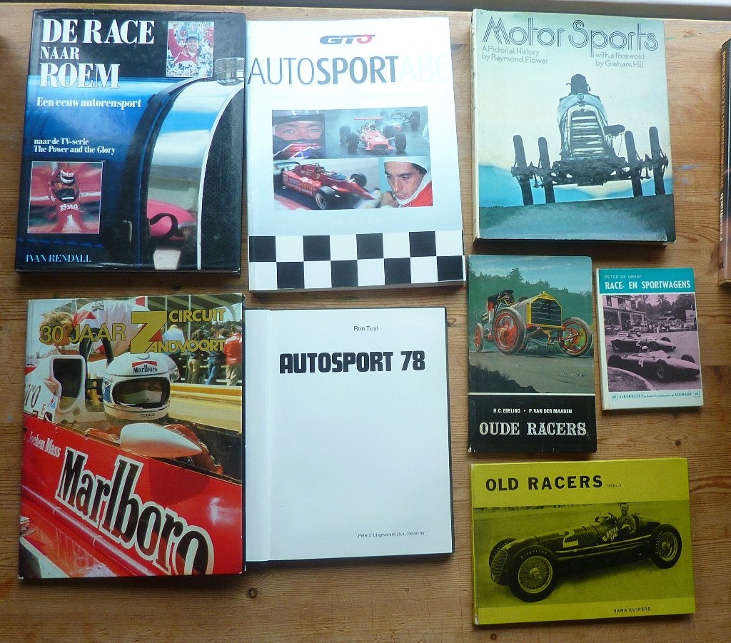 Autosport historie 8 boeken, Ophalen of Verzenden, Gelezen, Algemeen, Diverse auteurs