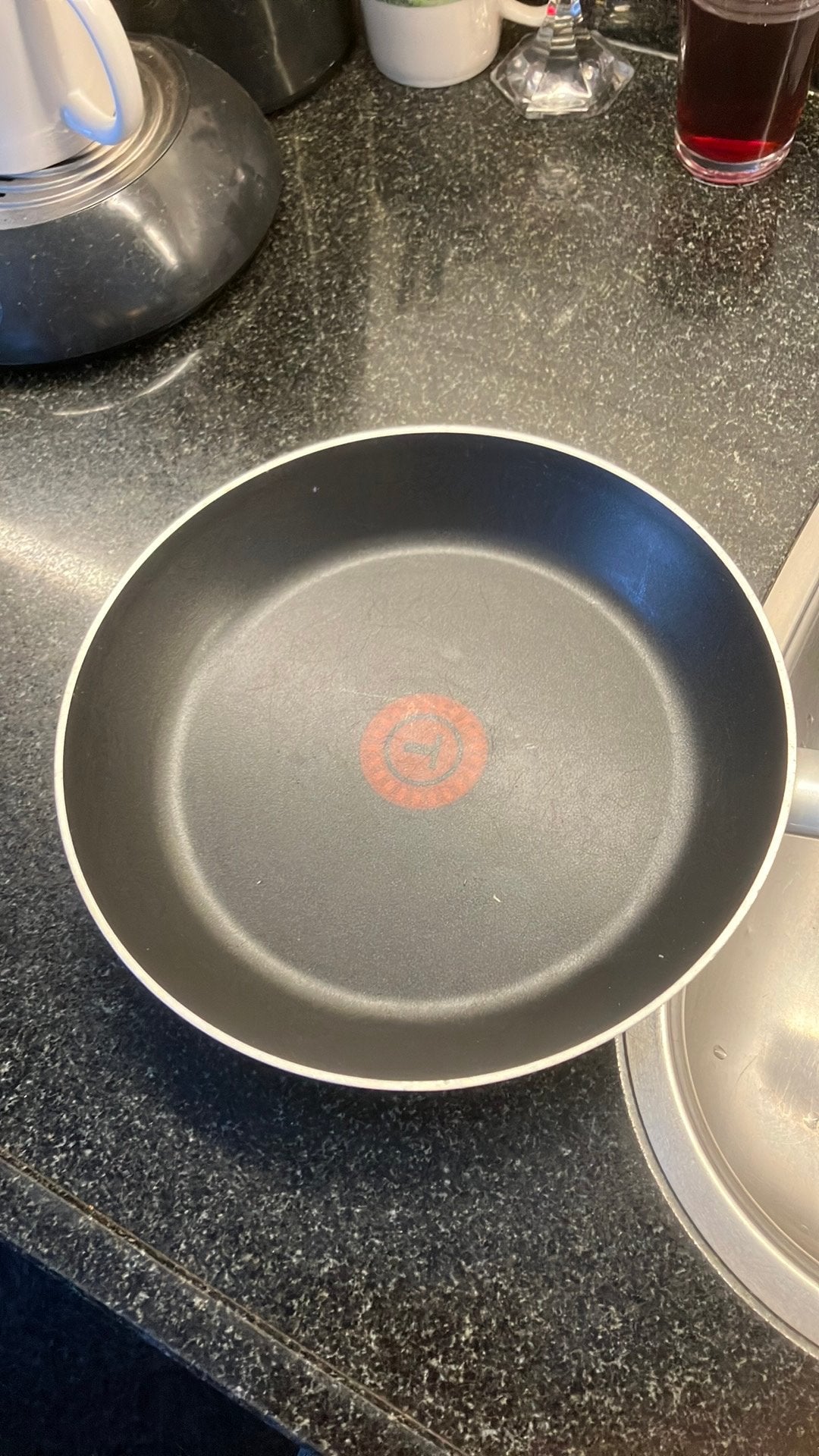 Tefal koekenpan …gebruikt op gas, Overige materialen, Tefal, Antiaanbaklaag, Ophalen of Verzenden