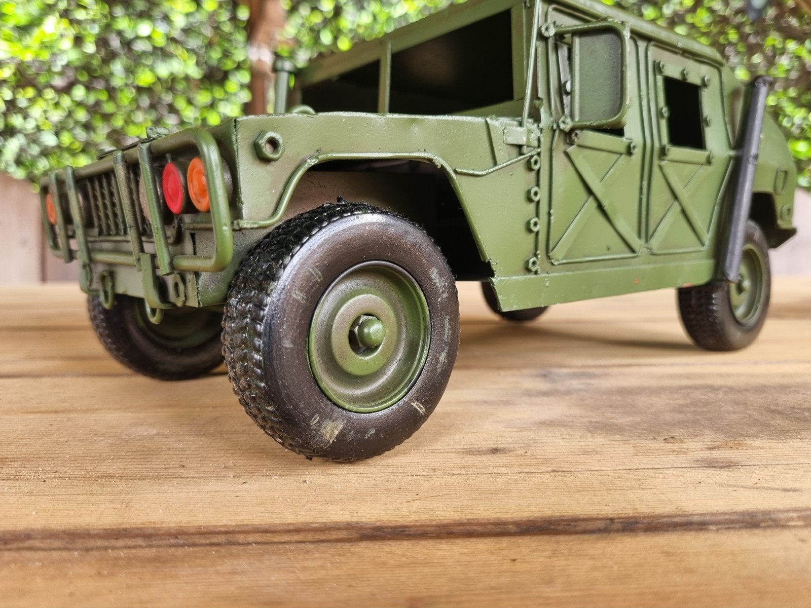 Metalen Humvee model - Legervoertuig - Decoratie, Verzamelen, Ophalen of Verzenden, Nieuw, Auto's
