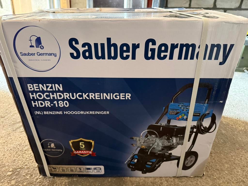 NIEUW Hogedrukreiniger Sauber, Ophalen of Verzenden, Nieuw, Benzine