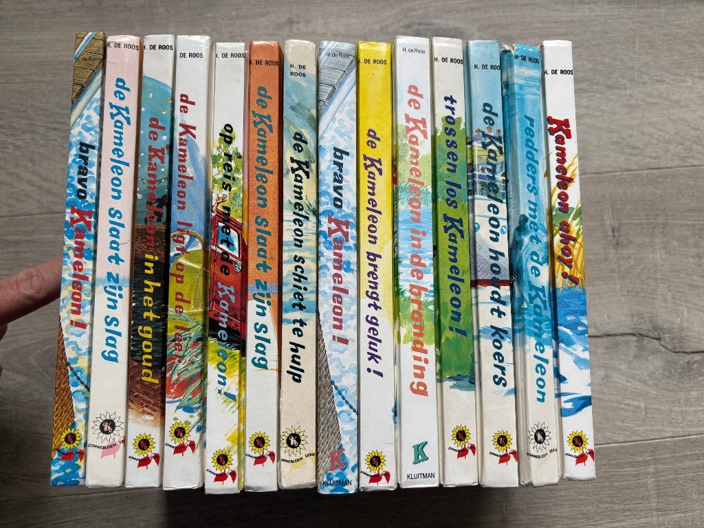 14 Kameleon boeken (H. de Roos), Ophalen of Verzenden, Gelezen, H. de Roos, Fictie